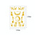 10 PCS Hot Stamping Waterproof Music Festival Face Tattoo Sticker(VS-002)
