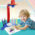 Children Multifunctional Writing Drawing Board Projection Lamp, without Watercolor Pen(Blue)
