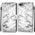 For iPhone SE 2022 / SE 2020 / 8 / 7 Voltage Colored Drawing Magnetic Clasp Horizontal Flip PU Leather Case with Holder & Card Slots(C01 White Marble)