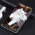 For iPhone SE 2022 / SE 2020 / 8 / 7 Voltage Colored Drawing Magnetic Clasp Horizontal Flip PU Leather Case with Holder & Card Slots(C08 Flower Bush Big White Cat)