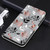 For iPhone SE 2022 / SE 2020 / 8 / 7 Voltage Colored Drawing Magnetic Clasp Horizontal Flip PU Leather Case with Holder & Card Slots(C19 Material Flower)