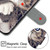 For iPhone SE 2022 / SE 2020 / 8 / 7 Voltage Colored Drawing Magnetic Clasp Horizontal Flip PU Leather Case with Holder & Card Slots(C02 Fork Hand White Claw Cat)