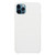 For iPhone 12 / 12 Pro Solid Silicone Phone Case(White)