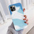 For iPhone 12 / 12 Pro Colorful Liquid Silicone Phone Case(Blue)