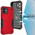 For iPhone 12 mini Non-slip Armor Phone Case (Pink)