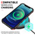 For iPhone 12 mini Non-slip Armor Phone Case (Black)