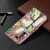 For Samsung Galaxy S22 5G Colored Drawing Pattern Horizontal Flip Phone Leather Case with Holder & Card Slots & Wallet(Tree Life)
