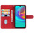 For Infinix Hot 9 Play Leather Phone Case(Red)