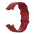 Color Buckle TPU Wrist Strap Watch Band for Fitbit Charge 4 / Charge 3 / Charge 3 SE, Size: L(Red)