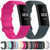 Color Buckle TPU Wrist Strap Watch Band for Fitbit Charge 4 / Charge 3 / Charge 3 SE, Size: L(Red)