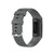 18mm Silver Color Buckle TPU Wrist Strap Watch Band for Fitbit Charge 4 / Charge 3 / Charge 3 SE, Size: L(Grey)