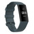 18mm Silver Color Buckle TPU Wrist Strap Watch Band for Fitbit Charge 4 / Charge 3 / Charge 3 SE, Size: L(Rock Teal)