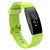 For Fitbit Inspire / Inspire HR Glossy Surface Silicone  Watch Band, Size:L(Lime Green)
