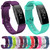 For Fitbit Inspire / Inspire HR Glossy Surface Silicone  Watch Band, Size:L(Lime Green)