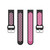 For Fitbit Versa 2 / Versa / Versa Lite / Blaze 23mm Sports Two Colors Silicone Replacement Strap Watchband(Black Rose Red)