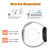 For Fitbit Versa 2 / Fitbit Versa / Fitbit Versa Lite Solid Color Silicone Watch Band, Size:L(White)