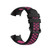 For Fitbit Charge 4 / Charge 3 / Charge 3 SE Watch Button Two Colors Silicone Replacement Strap Watchband(Black Rose Red)