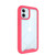 For iPhone 12 mini Starry Sky Solid Color Series Shockproof PC + TPU Protective Case(Red)