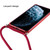 For iPhone 12 / 12 Pro Transparent TPU Protective Case with Lanyard & Card Slot(Red)