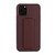 For iPhone 12 / 12 Pro Shockproof PC + TPU Protective Case with Wristband & Holder(Coffee)