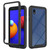 For Samsung Galaxy A01 Core / M01 Core Starry Sky Solid Color Series Shockproof PC + TPU Protective Case(Black)