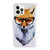 For iPhone 12 / 12 Pro 3D Colored Drawing Horizontal Flip PU Leather Case with Holder & Card Slots & Wallet(Fox)