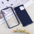 For iPhone 12 mini Shockproof PC Full Coverage Protective Case with Tempered Glass Film (Blue)