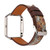 For Fitbit Blaze Retro Flowers Series Leather Watch Band(Chrysanthemum)