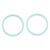 2 PCS Rear Camera Glass Lens Metal Protector Hoop Ring for iPhone 12(Green)
