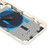 Battery Back Cover (with Side Keys & Card Tray & Power + Volume Flex Cable & Wireless Charging Module) for iPhone 12(White)