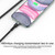 IVON CA88 12W 2.4A USB to 8 Pin Nylon Braid Fast Charge Data Cable, Cable Length: 1m (Black)