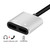 ENKAY Hat-prince HC-15 8 Pin + 3.5mm Jack to 8 Pin Charge Audio Adapter Cable, Support up to iOS 15.0(Silver)