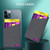 For iPhone 13 Series / iPhone 12 Series Silicone Wallet Pouch Card Case Magsafing Card Holder(Black)