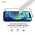 For iPhone 12 mini 5pcs ENKAY Hat-Prince Anti-drop Full Glue Tempered Glass Full Screen Film Anti-fall Protector