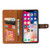 For iPhone 12 mini Calf Texture Double Fold Clasp Horizontal Flip Leather Case with Photo Frame & Holder & Card Slots & Wallet (Rose gold)