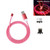 2 in 1 USB to 8 Pin + Type-C / USB-C Magnetic Absorption Colorful Streamer Mobile Phone Charging Cable, Length: 1m(Red Light)