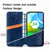For Motorola G9 power Cubic Grid Pressed Horizontal Flip Magnetic PU Leather Case with Holder & Card Slots & Wallet(Blue)