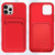 For iPhone 12 TPU + Flannel Lining Shockproof  Case with Card Slots(Green)