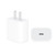 PD 20W Single USB-C / Type-C Port Travel Charger + 3A PD3.0 USB-C / Type-C to 8 Pin Fast Charge Data Cable Set, US Plug 1.5m