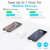 CS-20W Mini Portable PD3.0 + QC3.0 Dual Ports Fast Charger with 3A USB to 8 Pin Data Cable(EU Plug)
