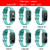 For Fitbit inspire Transparent Silicone Integrated Watch Band(Black)