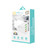 QC-04 QC3.0 + 3 x USB2.0 Multi-ports Charger with 3A USB to 8 Pin Data Cable, EU Plug(Black)
