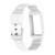 For Fitbit Charge 3 SE Silicone One Body Armor Watch Band(White)