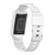 For Fitbit Charge 3 SE Silicone One Body Armor Watch Band(White)