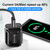 LZ-023 18W QC 3.0 USB Portable Travel Charger + 3A USB to 8 Pin Data Cable, US Plug(White)
