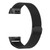 Stainless Steel Magnet Watch Band for FITBIT Charge  4 / 3Small Size: 190x18mm(Black)