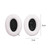 2 PCS Headset Sponge Cover For BOSE QC15 / QC3 / QC2 / QC25 / AE2 / AE2i(White  + Black LR)