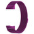 Stainless Steel Magnet Watch Band for FITBIT Charge  4 / 3Small Size: 190x18mm(Dark Purple)