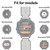 Two-colour Silicone Sport Watch Band for Garmin Forerunner 230 / 235 / 620 / 630 / 735XT(Purple)