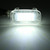 2 PCS LED Car DC 12V 1.5W 6000K 100LM Door Lights Lamps 18LEDs SMD-3528 Lamps for Mercedes Benz